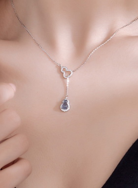 福禄双全新中式S925纯银葫芦项链