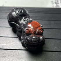 Guilin Chicken blood jade Qiankun Kun Stock leopard Handlebar Pieces of Hung Express When Head Specifications: 7-3 5-3 2 Remain 129 gr