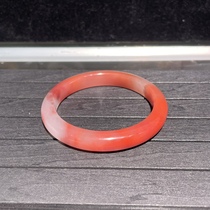 Guilin Chicken Blood Jade Noble Princess Material Ice Red Bracelet Inner Diameter 57 Jade Quality Fine Seed Water Quite Good Collection Quality