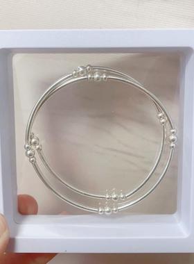 饰结韵女纯银简约手链