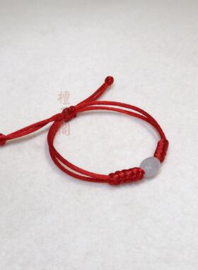 2024新款和田玉转运珠红绳手链