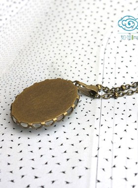 蝴蝶翅膀复古标本原创吊坠项链