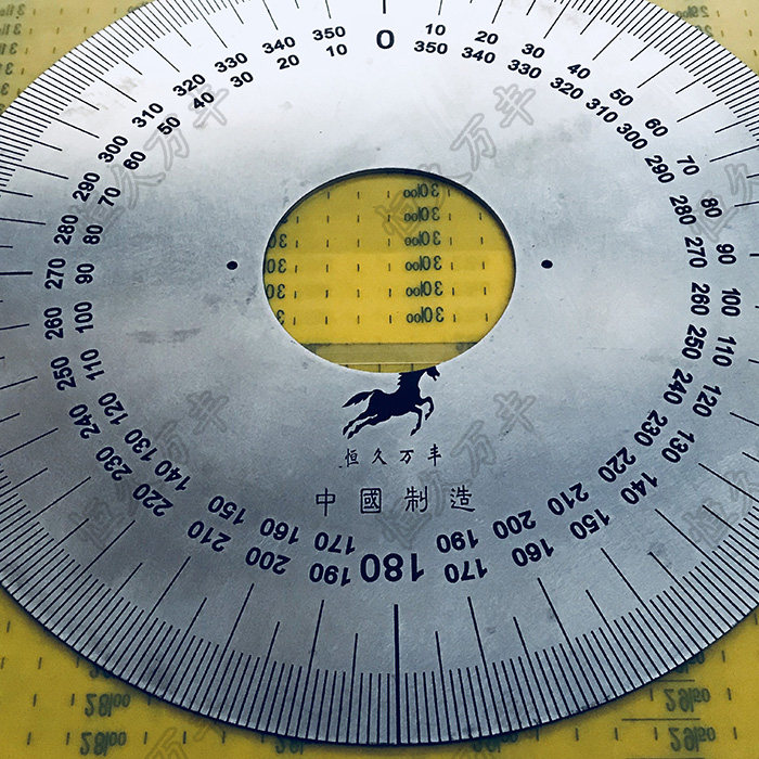 刻度盘不锈钢圆仪表盘角度盘通用机床配件轮300X80x2直销恒久万丰_虎窝淘