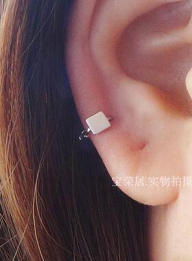 新款饰品批发纯银小耳环通体925