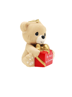 Cershar Precious Moments 水滴娃娃 陶瓷小熊圣诞节装饰摆件挂饰
