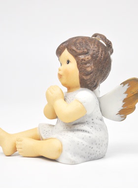 儿童房德国limpke小天使陶瓷摆件