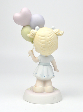 水滴娃娃Precious Moments 愿您的生日和您一样特别 女孩陶瓷摆件