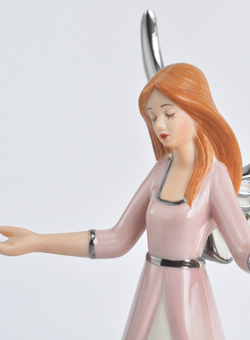 cershar出口陶瓷天使亲爱的摆件