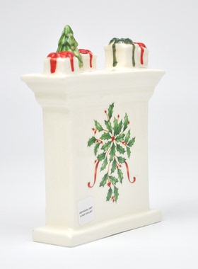 Lenox壁炉圣诞节陶瓷装饰小摆件