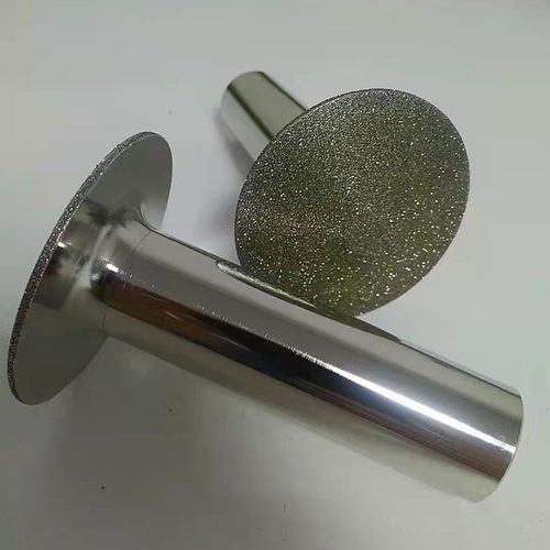 定做异形电镀金刚石CBN砂轮带柄磨头平面磨片支持来基体镀砂返镀 - 图0