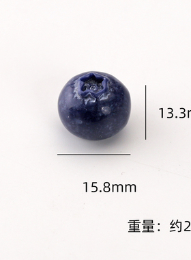 小蓝莓仿真微缩水果树脂配件