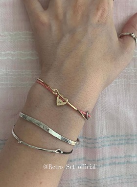 MARS25女纯银复古小众手镯