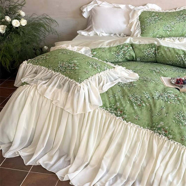 French Princess Style 100 Tianshi cotton bedding