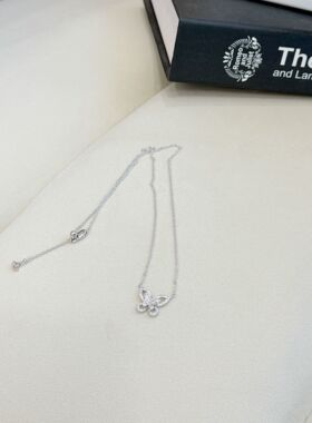 纯铜项链 【蝴蝶眨几次眼睛项链】小允姐姐2026新款气质时尚项链