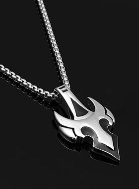 个性龙形吊坠项链男士不锈钢链条项坠时尚配饰