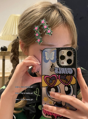 边夹Y2K千禧甜酷少女发夹