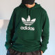 Adidas ເສື້ອຢືດ hoodie pullover ຜູ້ຊາຍ