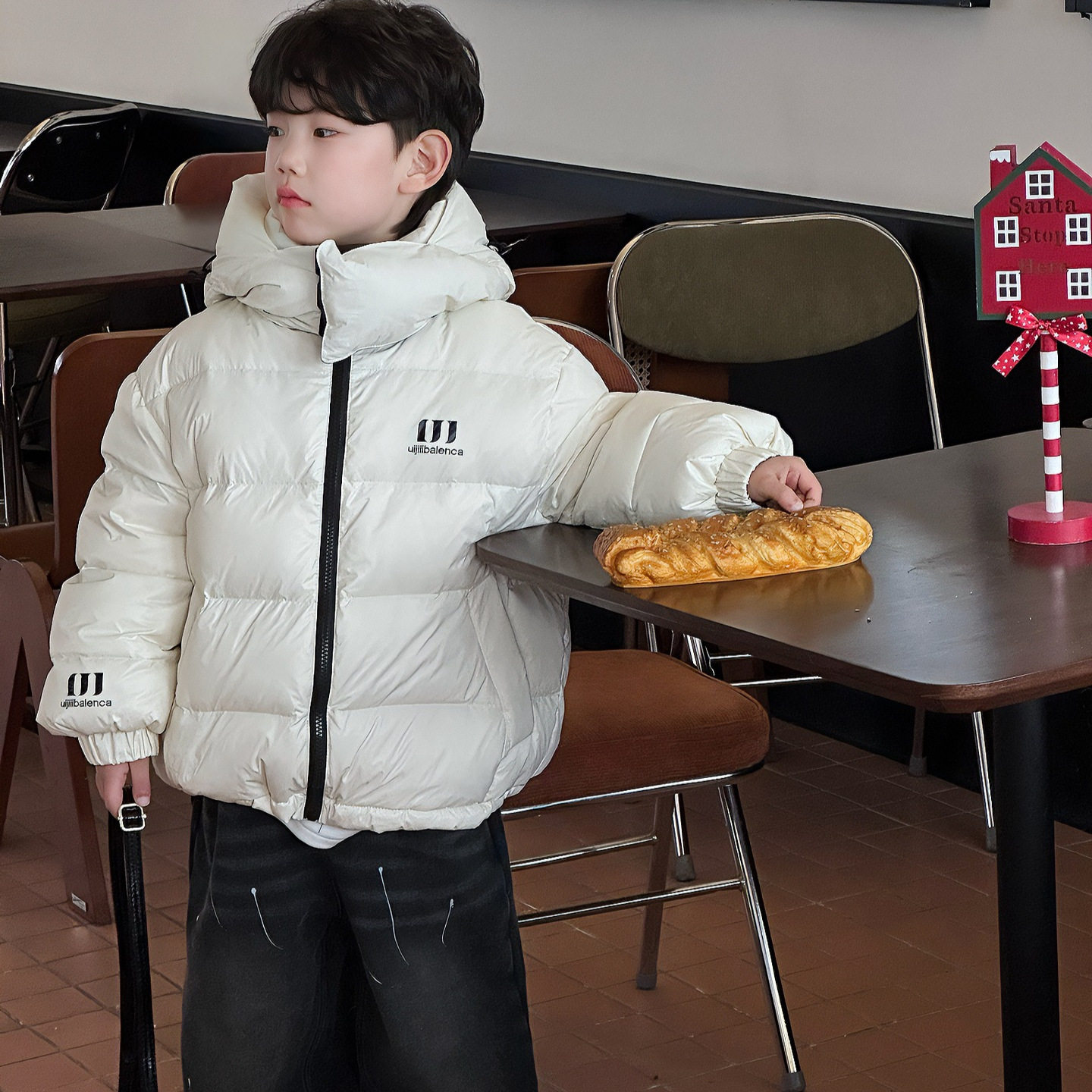 貌貌妈家2025冬季新款韩版儿童加厚棉袄男女童高级感保暖羽绒服潮,淘宝优惠券,粉丝福利购,淘宝优惠卷