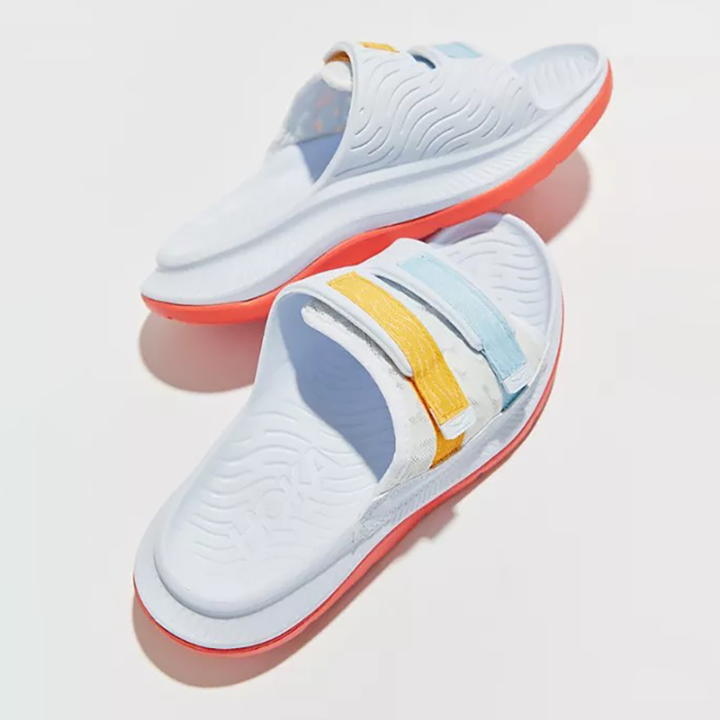 HOKA Unisex ORA Luxe Recovery Slide 户外男女运动厚底休闲拖鞋 - 图0