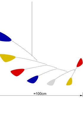 考尔德空中吊饰动力平衡calder