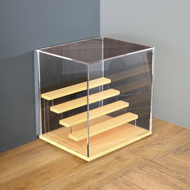 High-definition acrylic display box blind box shelf storage figure doll model transparent dustproof cabinet doll toys