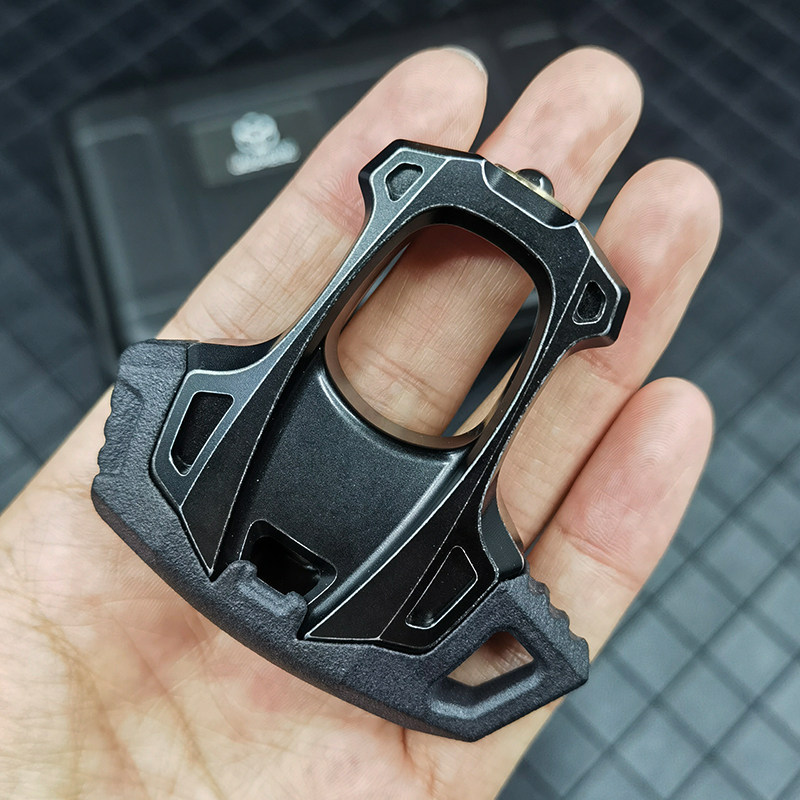 矩阵EDC行侠钛合金便携单指虎把玩应急破窗器多功能解压玩具装备,淘宝优惠券,粉丝福利购,淘宝优惠卷