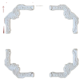 Гипс -линия угловой цветочный фоновый фона стена поворота угловая резьба европейская в стиле гостиная