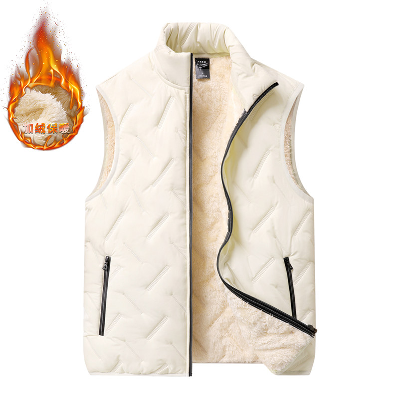 大码羊羔绒马甲男款秋冬季加绒无袖坎肩背心加肥加大胖子马夹外套,淘宝优惠券,粉丝福利购,淘宝优惠卷