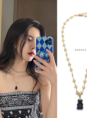 东大门宋妍霏同款彩色软糖项链