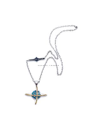 镶钻钛钢宇宙星球欧美复古吊坠