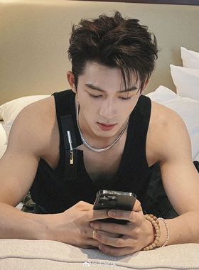 王星越同款手链环套装黑胆石白玉星月菩提珠红绳手串墨雨云间饰品