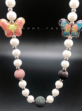 ins小众黄铜镀嘻哈吊坠牌项链