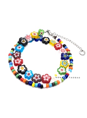 琉璃花力丸国潮小众轻奢高端项链