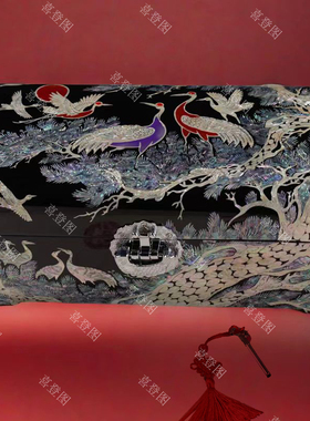 礼品盒螺钿镶嵌精致轻奢