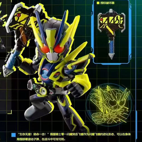 布鲁可假面骑士积木人第三弹3代星光版零一拼装盲盒玩具手办克 - 图2