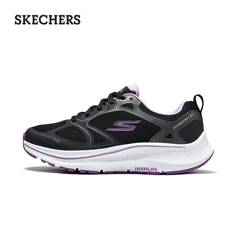 Skechers斯凯奇2024年夏季新款女鞋透气缓震运动鞋舒适百搭妈妈鞋