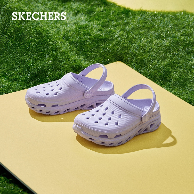 【程潇同款】Skechers斯凯奇魔方泡泡鞋夏季新款女洞洞鞋厚底凉鞋 - 图2