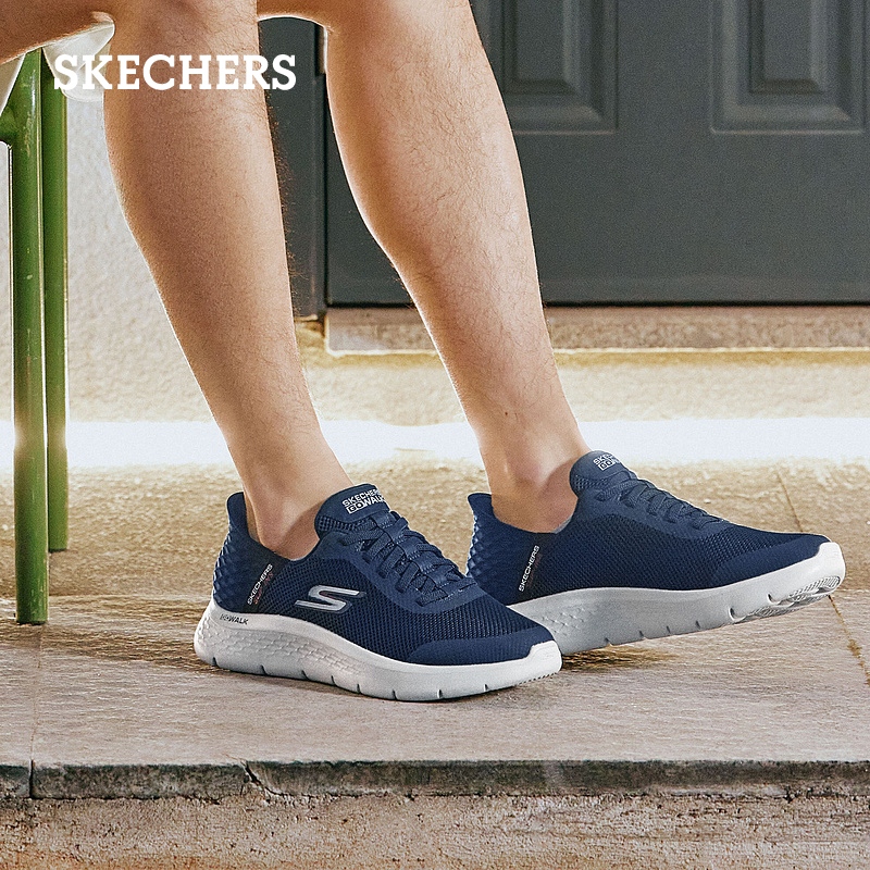 【闪穿鞋】Skechers斯凯奇slip ins系列夏季新款男鞋一脚蹬健步鞋 - 图3