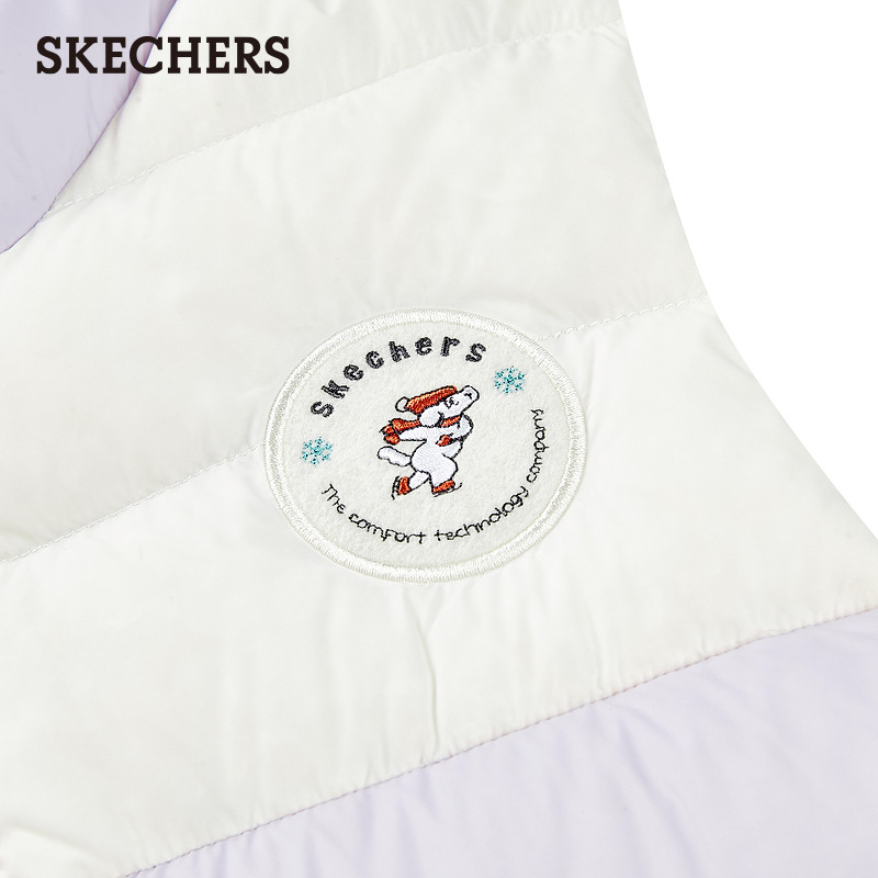 斯凯奇童装男女款冬季时尚百搭羽绒背心柔软保暖儿童马甲运动外套,淘宝优惠券,粉丝福利购,淘宝优惠卷