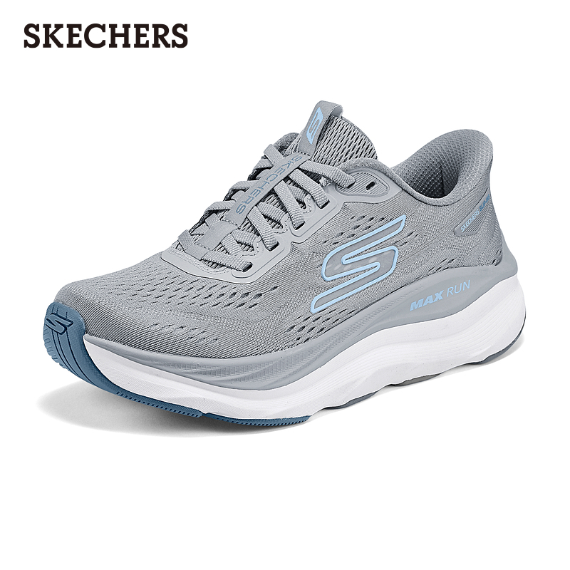 斯凯奇闪穿鞋|秋冬女轻便软底耐磨跑步鞋一脚蹬高回弹休闲运动鞋 - 图2