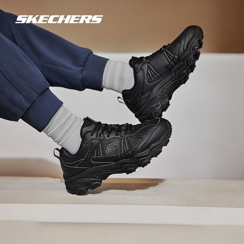斯凯奇春季男鞋波浪底休闲鞋时尚运动鞋厚底缓震跑步鞋登山徒步鞋,淘宝优惠券,粉丝福利购,淘宝优惠卷