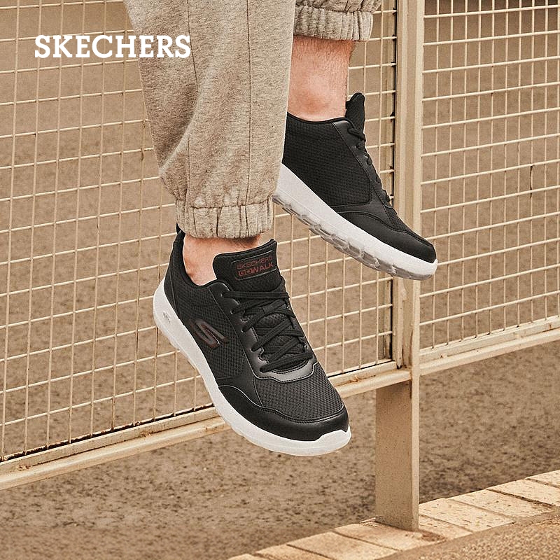 Skechers斯凯奇夏季男鞋轻质减震健步鞋高回弹舒适经典百搭休闲鞋 - 图3