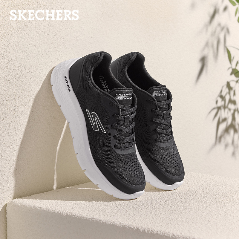 斯凯奇2026春季新款女鞋健步鞋休闲运动鞋舒适透气厚底缓震软底鞋,淘宝优惠券,粉丝福利购,淘宝优惠卷