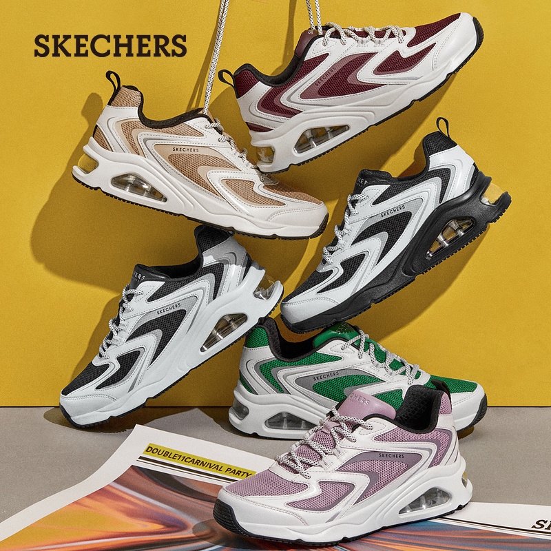 【赵露思同款】Skechers斯凯奇极光蝴蝶鞋tres air气垫运动鞋女鞋