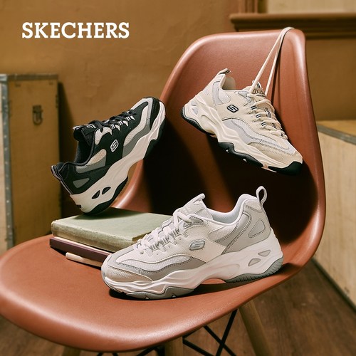 【赵露思同款】Skechers斯凯奇春夏复古老爹鞋女男情侣同款运动鞋-图3