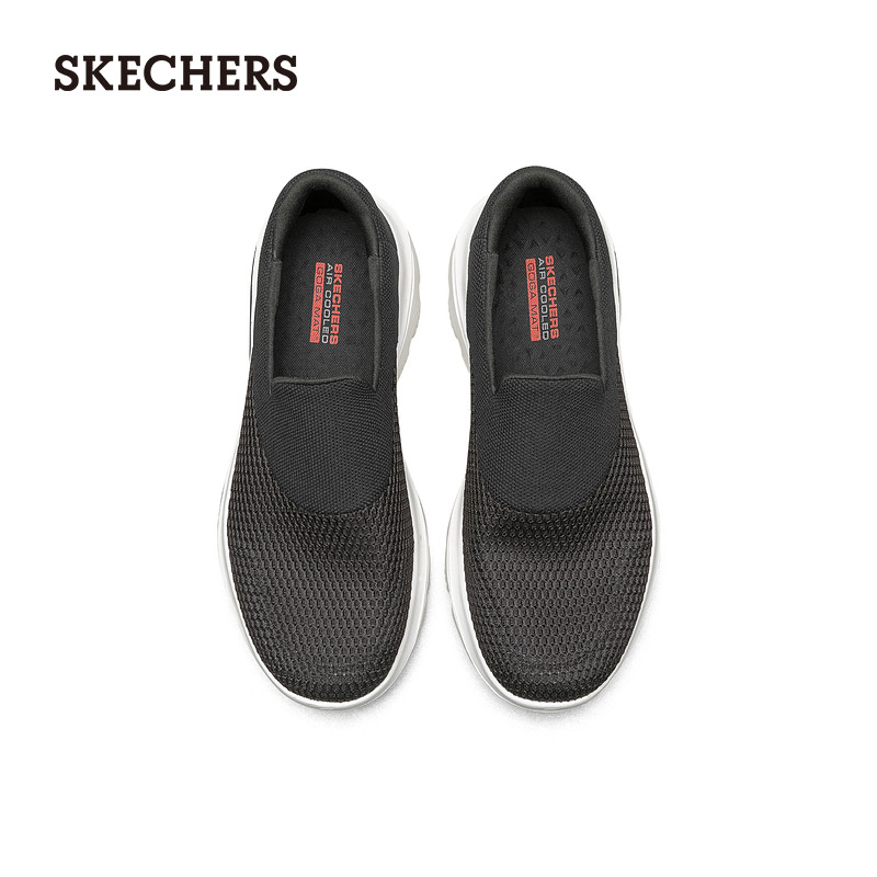 skechers软底一脚蹬健步鞋网面男鞋 skechers乐福鞋（豆豆鞋）