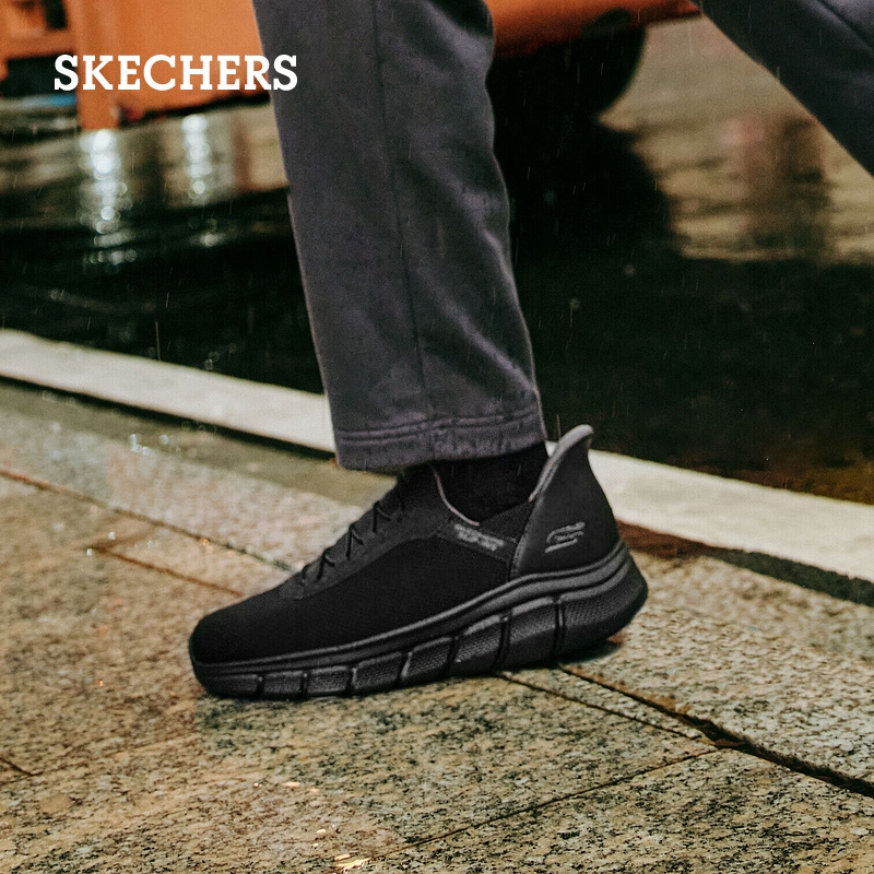 【闪穿鞋】Skechers斯凯奇slip ins系列夏季男鞋网布舒适运动鞋 - 图2