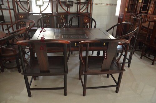 红酸枝茶桌 餐桌红木茶桌等家具订做 家俱 家具 特价 - 图3
