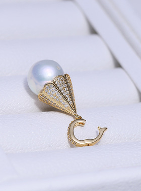 可打开珍珠吊坠扣头空托