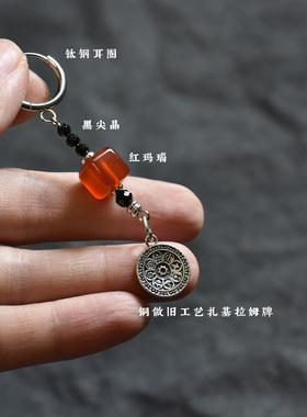 原创设计藏式小众耳环个性